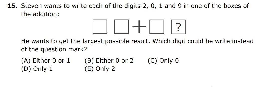 Question 15